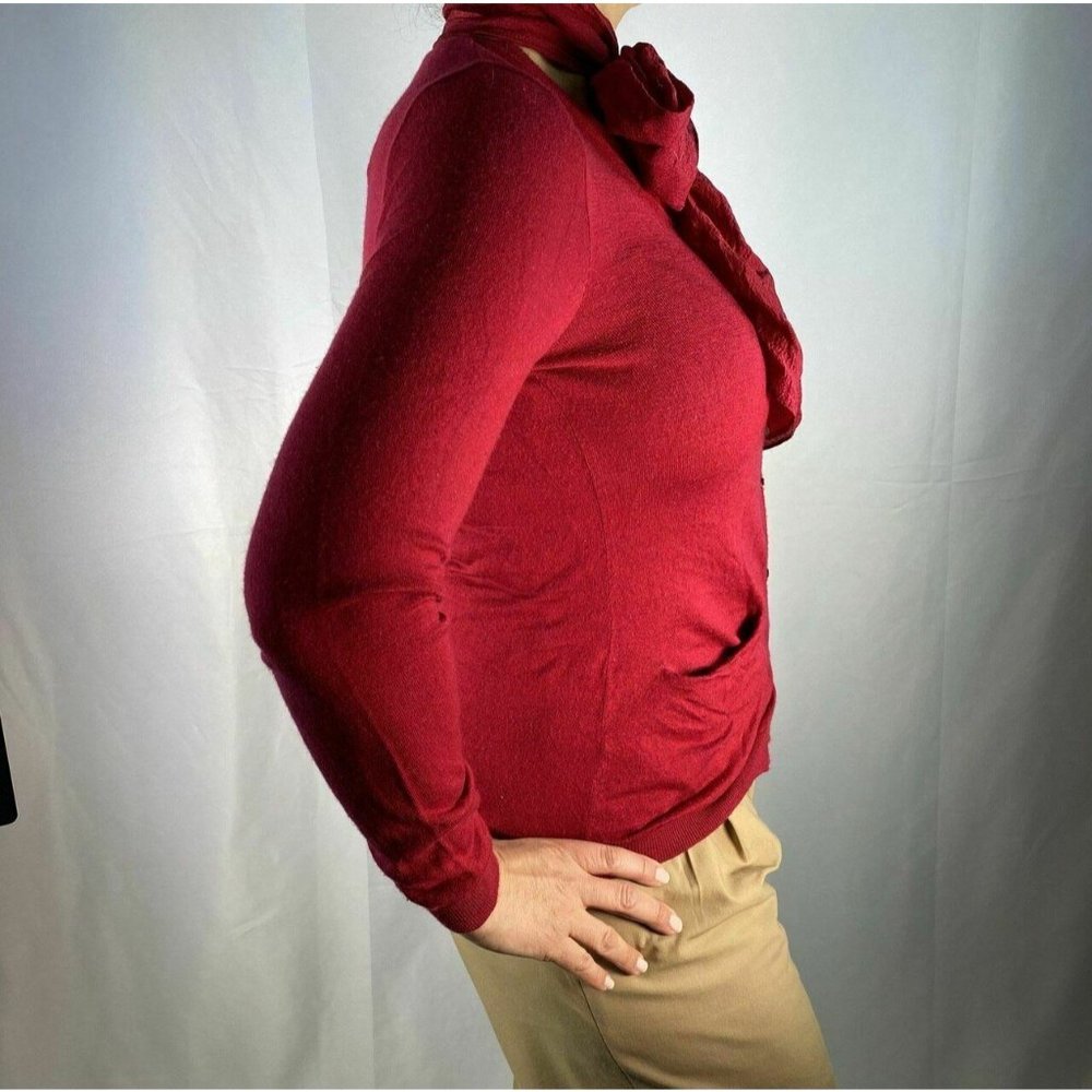 Moschino Cheap & Chic Raspberry Colored Cardigan - Picture 2 of 4